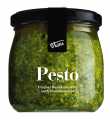 Pesto Genovese, fresh basil pesto, Viani Alimentari - 212 ml - Glass