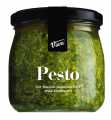 PESTO - sa DOP-om od denoveskog bosiljka bez belog luka, Pesto Genovese sa DOP-om od bosiljka bez belog luka, Viani - 180g - Staklo