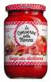 Sugo alla siciliana, tomato sauce with capers and anchovies, Le Conserve della Nonna - 370 ml - Glass