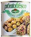 Carciofini antipasto, artichokes in olive oil, greci, prontofresco - 780 g - can