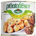 Cuori di carciofo, artiskokhjerter naturlige, Greci, Prontofresco - 2.500 g - kan