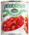 Pomodori rustici, semi-dried tomatoes in oil, greci, prontofresco - 780 g - can