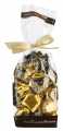Tartufi dolci neri incarto oro, sacchetto, black chocolate truffle, sachet, Antica Torroneria Piemontese - 200 g - bag
