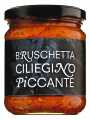Bruschetta di pomodori ciliegino, piccante, cherry tomato spread with chilli, spicy, Il pomodoro piu buono - 200 g - Glass