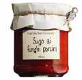 Sugo ai funghi porcini, sauce tomate aux cèpes, Cascina San Giovanni - 180 ml - verre