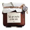 Pate di olive nere, sort oliven crostino creme, Cascina San Giovanni - 80 g - glas