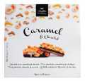 Caramel au beurre sale avec amandes et apricots, Gesalzenes Butter-Karamell mit Mandeln + Aprikosen, Dolfin - 200 g - Packung