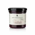 Confiture Sweet Garden - Tartinade de fruits griottes et vanille de Tahiti, Mea Rosa - 180 grammes - Un verre