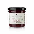 Sweet Garden Confiture - Crema spalmabile di frutta al rabarbaro e vaniglia Bourbon, Mea Rosa - 180 g - Bicchiere