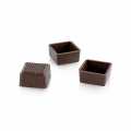 Cart bowls, dark chocolate, 24 / 25mm, Läderach - 2,352 kg, 784 pcs - carton