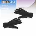 Disposable gloves, black, Gr. S, made of latex, unpowdered, in a caddy - 100 hours - box