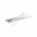 Palletes de vidre (borosilicat), rectes, Ø8 mm (paret 1,1 mm), 15 cm - 10 peces - bossa