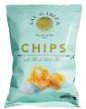 Chips a la Flor de Sal de Ibiza, chips met Sal de Ibiza, Sal de Ibiza - 125 gram - zak