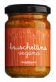 Bruschettina Vegana, spread with aubergine and dried Tomatoes, vegan, La Gallinara - 130 g - Glass