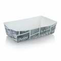 Einweg Pommesschale M, 120 x 70 x 35 mm, Pappe, Kreide Konzept - 400 St - Karton