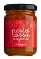 Pesto Rosso vegano, pesto made from dried tomatoes, vegan, La Gallinara - 130 g - Glass