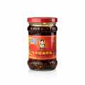 Crispy Chili Oil - Chilli v oleji s krupavou cibulkou, Lao Gan Ma - 210 g - Sklenka