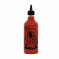 Chili sauce - Sriracha, brutally hot, blackout, flying goose - 455 ml - Pe bottle