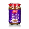 Black Bean Sauce, mit Knoblauch, Yeos - 270 g - Glas