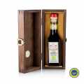 Aceto Balsamico IGP / PGI, Francobolli Siri 15, Leonardi, BIO B - L5604 - 250ml - Botol dengan kotak kayu