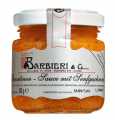 Salsa di clementine, salsa di senape alle clementine, piccante-dolce, Barbieri - 106 ml - Bicchiere