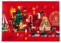 Calendario dell`Avvento il Villaggio di Natale, Adventskalender met gemengde Tartufini dolci, Antica Torroneria Piemontese - 175 gram - deel