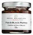 Vijgen en zwarte peper, fruitbereiding van vijgen en zwarte peper, Belberry - 130 g - glas