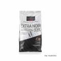 Valrhona Extra Noir, dunkle Couverture als Callets, 53 % Kakao - 3 kg - Beutel