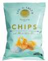 Chips a la Flor de Sal de Ibiza, potato chips with Sal de Ibiza, Sal de Ibiza - 125g - pack
