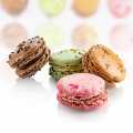 Maxi macarons mix, 60mm, 4 types of 12 pieces, Delifrance - 1.92 kg, 48 x 40g - carton