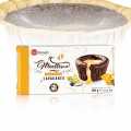 Tort cu lava de ciocolata cu centru de caramel sarat lichid, desert - 1,08 kg, 12 x 90 g - Carton