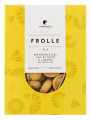 Frolla n.3 mandorle e limone di Sicila, shortcrust biscuits with almonds and lemon, pintaudi - 160 g - pack