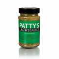 Pattys Lachssauce, Honig-Senfsauce mit Dill - 225 ml - Glas