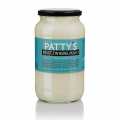 Patty`s roasted onion mayonnaise, created by Patrick Jabs - 900 ml - Glass