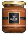 Crema toscana alla nocciola, Schokoladenstreichcreme, Haselnuss, Amedei - 200 g - Glas