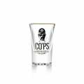 Cops Shotglas 2cl mit Goldrand - 20 ml - Glas