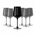 Nevas Water - water glasses black - 6 pc - carton