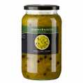 Chutney de curry de abacaxi Spice Garden, com amendoas, flor de sabugueiro e capim-limao - 900ml - Vidro