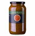 Spice Garden Pesto vermell, amb tomaquets madurs al sol i olives negres - 900 ml - Vidre