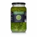 Spice garden basil pesto, with basil, pine nuts, Grana Padano - 900 ml - Glass