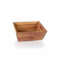 Gift basket, square, Timber, -small-, 195x145x100mm - 1 pc - loose