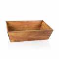 Gift basket, square, Timber, -medium-, 330x190x110mm - 1 pc - loose