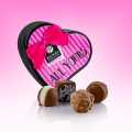 Truffle and praline mix, All Yours heart tin, without alcohol, Peters - 50 g, 4 pcs - can