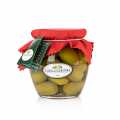 Giant green olives, with pit, Bella di Cerignola, in Lake - 580g - Glass