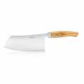 Couteau de chef chinois Nesmuk Soul 180mm, manche en bois d`olivier - 1 pc - boite en bois