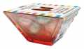 Colors copette, glazen kom met donkere en melkchocolade eieren, Majani - 100 gram - deel