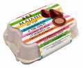 Linea Maxiovette, melkchocolade eieren met pure chocolade + roomvulling, Majani - 93g - inpakken