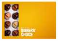 Sinners Choice, 24 gearomatiseerde chocoladestukjes, assorti, gewoon chocolade - 240g - inpakken