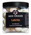 Zoethout met witte karamelchocolade, drop in witte karamelchocolade, MØn Dragee - 150g - deel