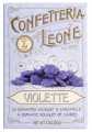 Astuccio violette, Bonbons mit Veilchen Aroma, Leone - 80 g - Packung